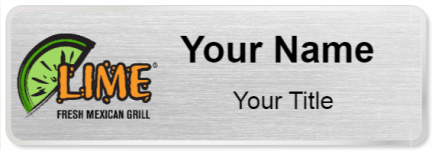 Custom name badges for Lime Fresh Mexican Grill