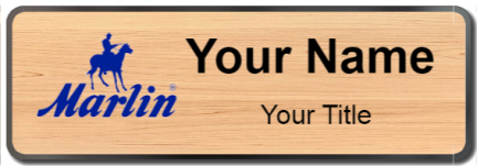 Custom name badges for Marlin Firearms