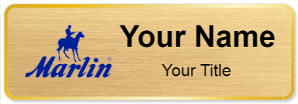 Custom name badges for Marlin Firearms