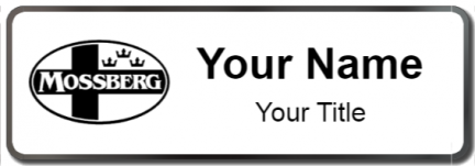 Custom name badges for O F Mossberg & Sons
