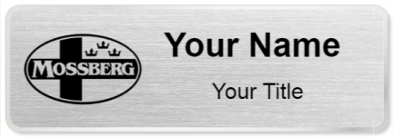 Custom name badges for O F Mossberg & Sons