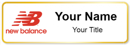 Custom name badges for New Balance Shoes