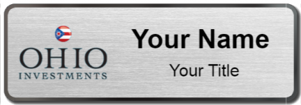 Custom name badges for Ohio Investments