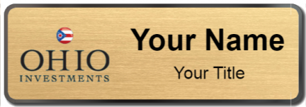 Custom name badges for Ohio Investments