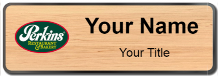 Custom name badges for Perkins Restaurant & Bakery
