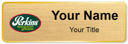 Custom name badges for Perkins Restaurant & Bakery