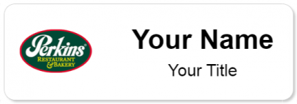 Custom name badges for Perkins Restaurant & Bakery