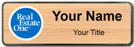 Custom name badges for Real Estate One
