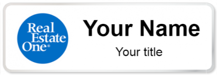 Custom name badges for Real Estate One