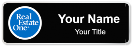 Custom name badges for Real Estate One