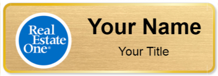 Custom name badges for Real Estate One
