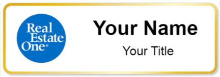 Custom name badges for Real Estate One