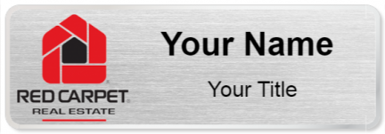 Custom name badges for Red Carpet Real Estate