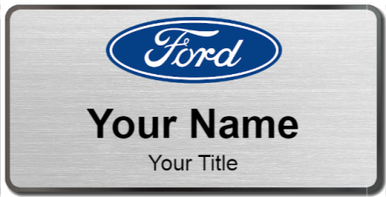 Custom name badges for Ford