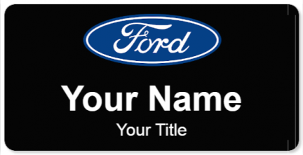 Custom name badges for Ford