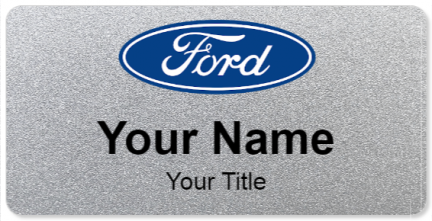 Custom name badges for Ford