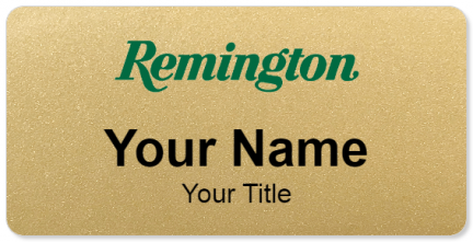 Custom name badges for Remington Arms