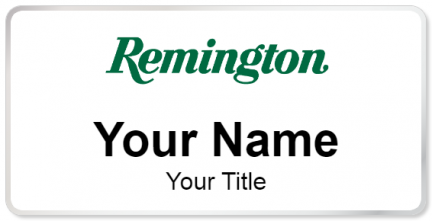 Custom name badges for Remington Arms