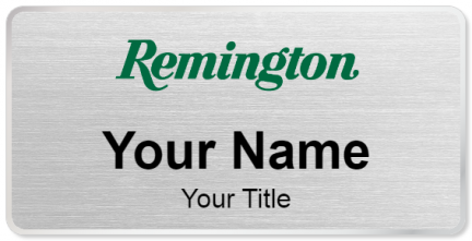 Custom name badges for Remington Arms