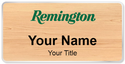 Custom name badges for Remington Arms