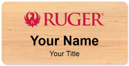 Custom name badges for Sturm Ruger & Company