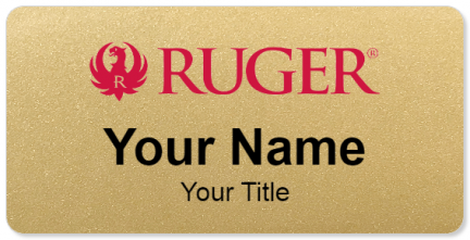 Custom name badges for Sturm Ruger & Company