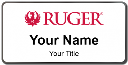 Custom name badges for Sturm Ruger & Company
