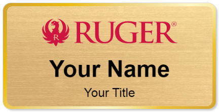 Custom name badges for Sturm Ruger & Company