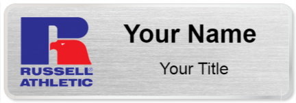 Custom name badges for Russel Athletic