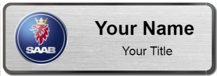 Custom name badges for SAAB