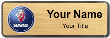 Custom name badges for SAAB