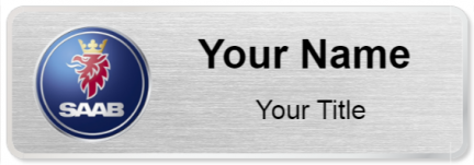 Custom name badges for SAAB