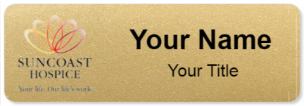 Custom name badges for Suncoast Hospice
