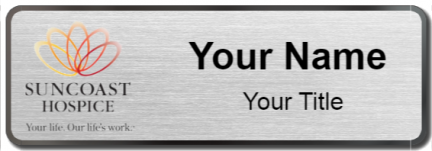 Custom name badges for Suncoast Hospice