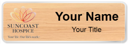Custom name badges for Suncoast Hospice