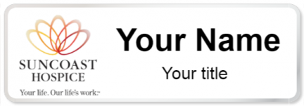 Custom name badges for Suncoast Hospice