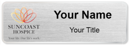 Custom name badges for Suncoast Hospice