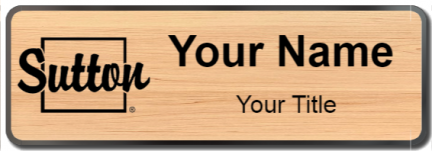 Custom name badges for Sutton Realty