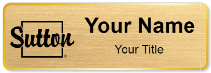 Custom name badges for Sutton Realty