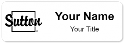 Custom name badges for Sutton Realty