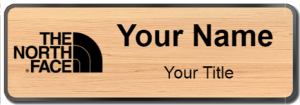 Custom name badges for The North Face