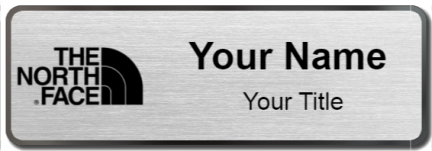 Custom name badges for The North Face