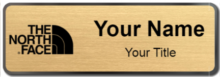 Custom name badges for The North Face