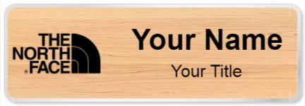 Custom name badges for The North Face