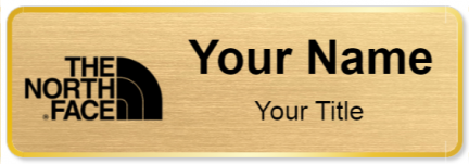 Custom name badges for The North Face