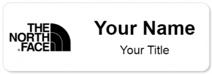 Custom name badges for The North Face