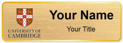 Custom name badges for University of Cambridge