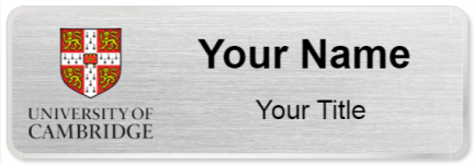Custom name badges for University of Cambridge