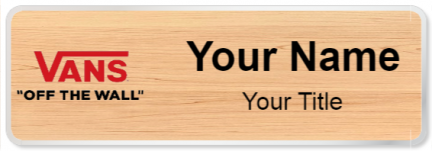 Custom name badges for Vans Shoes