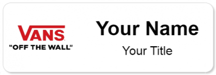 Custom name badges for Vans Shoes